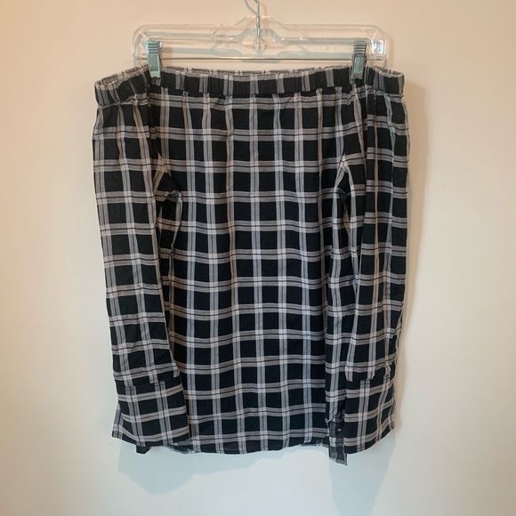 Rag and Bone Plaid Off The Shoulder Shirt Plaid S - Picture 3 of 9
